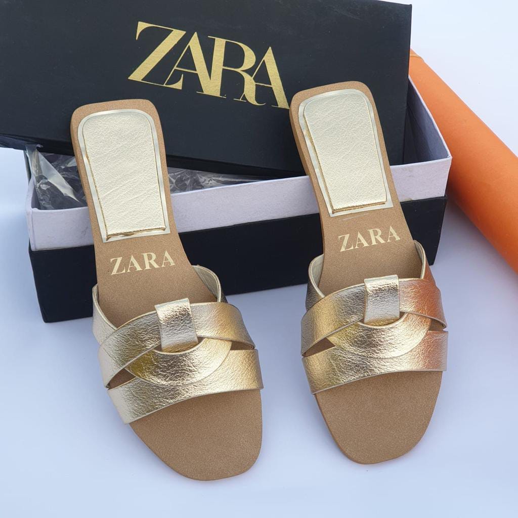 Zara Basic Flat Sandals – Comfortable Everyday Flats
