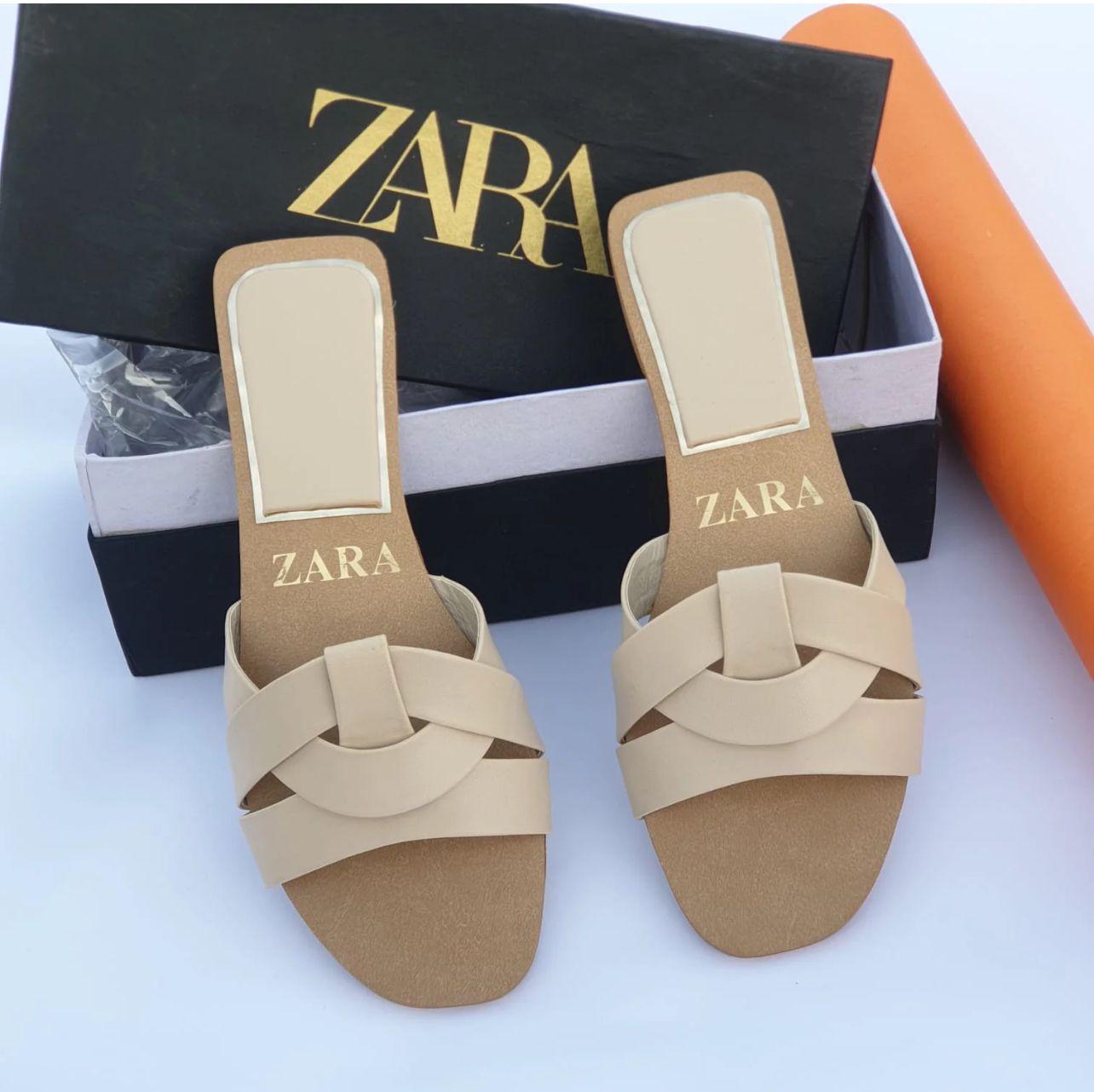 Zara Basic Flat Sandals – Comfortable Everyday Flats